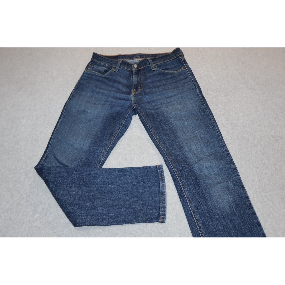 Levi's 541 Athletic Taper Teens Mens 29x30 Blue Stretch Denim Jeans Cotton Blend